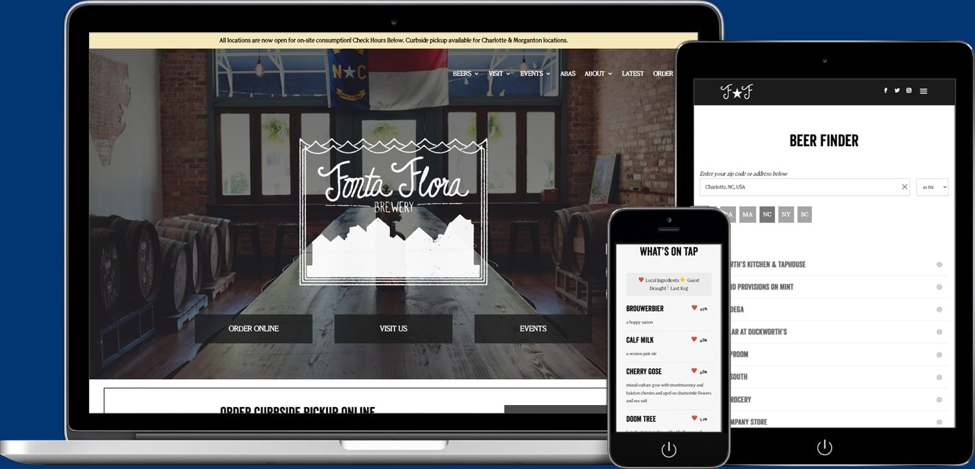 Fonta Flora - WordPress Site