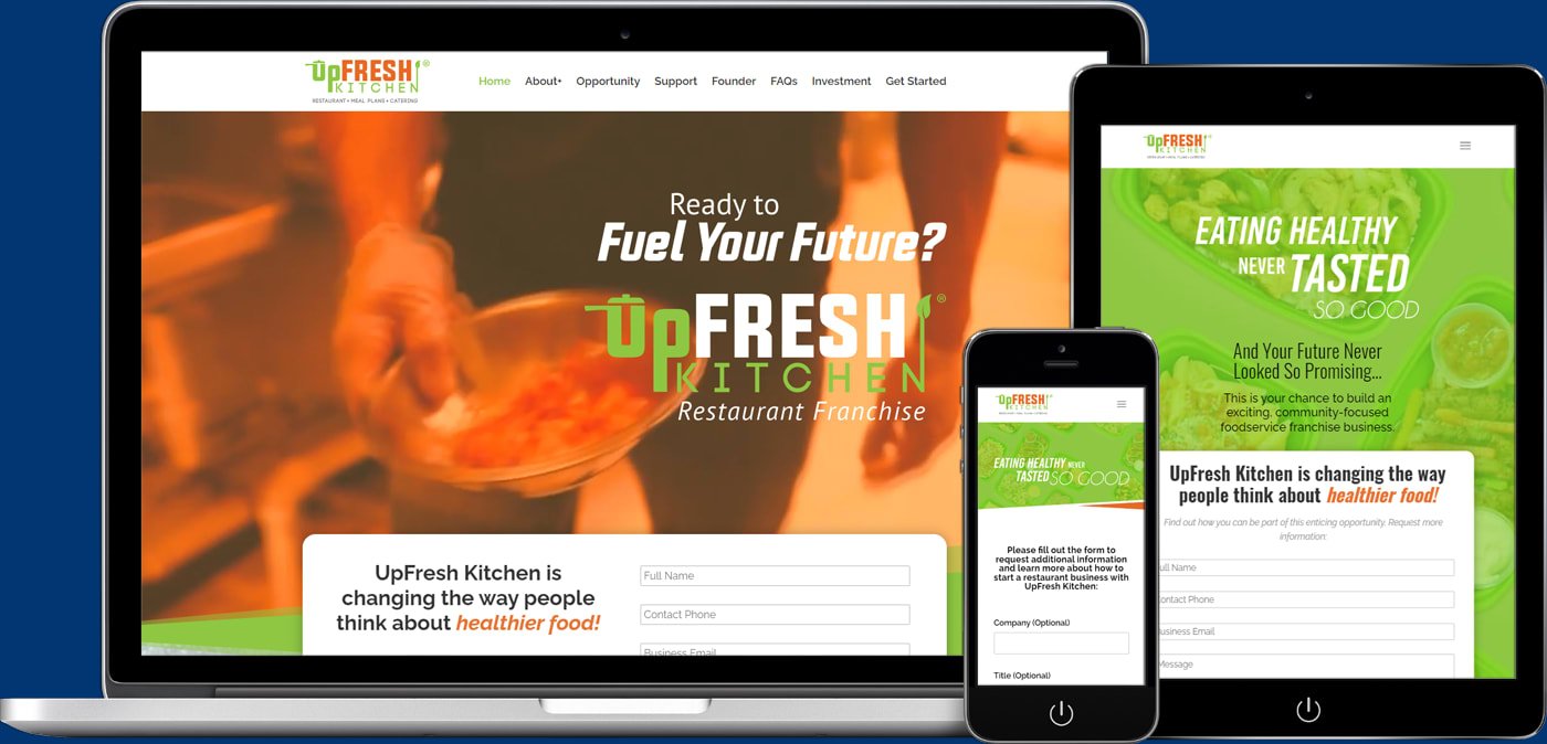 UpFresh Kitchen - Franchise Site