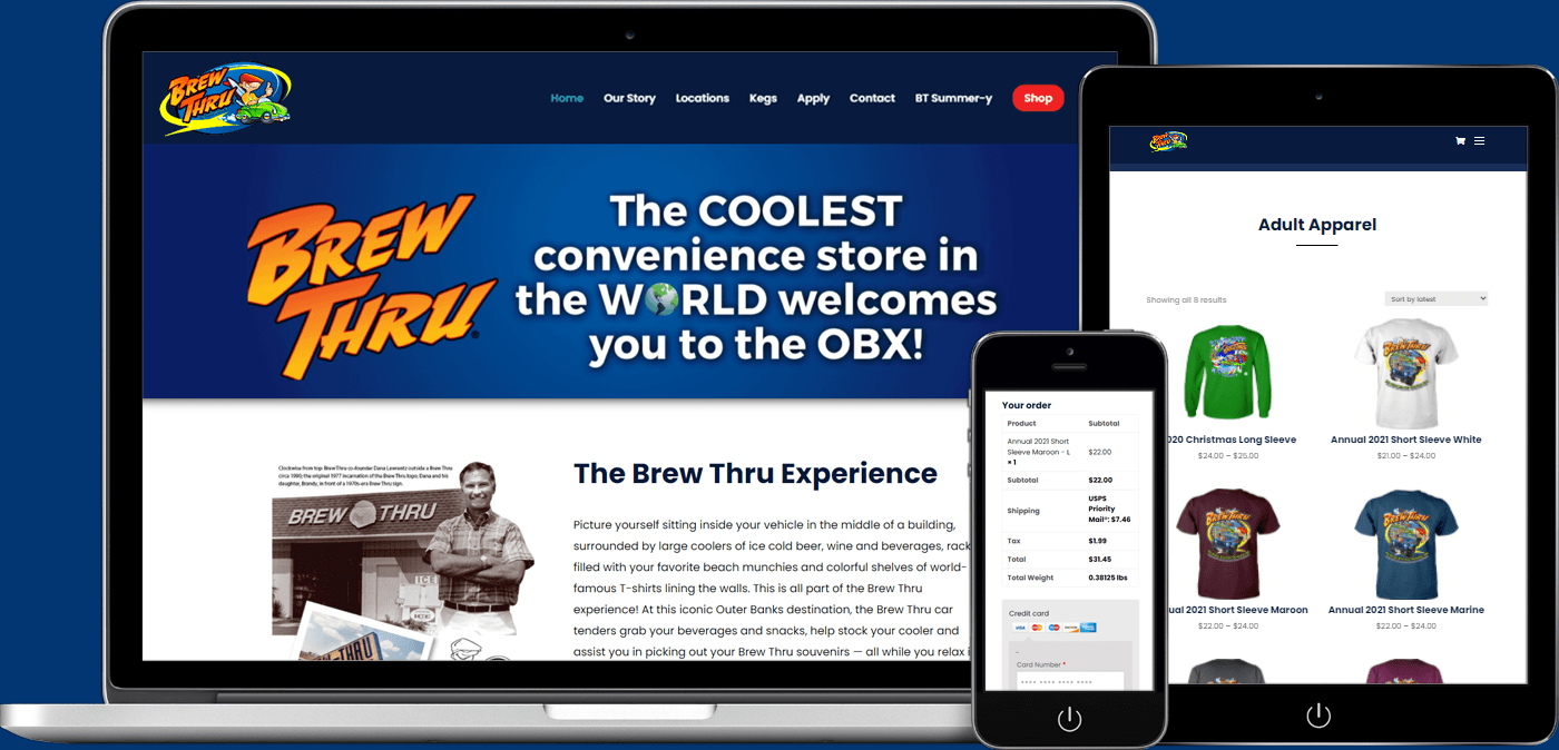 Brew Thru Ecommerce Store